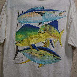 Guy Harvey Fish TShirt Sz Small
